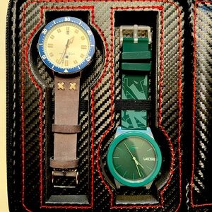 Lacoste watches with case